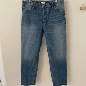 Levi’s 550 baggy, relaxed denim 36x30, vintage raw hem